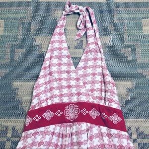 90s Y2K Tommy Hilfiger Dress Halter aztec dress